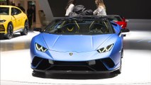 Lamborghini Huracán Performante Spyder reveal at the 2018 Geneva Motor Show