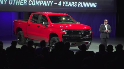 2019 Chevrolet Silverado Reveal Event at 2018 NAIAS Detroit