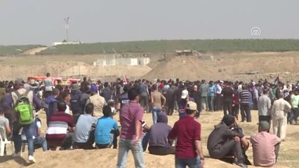 Gazze'deki Büyük Dönüş Yürüyüşü'nde Yedinci Cuma (3)