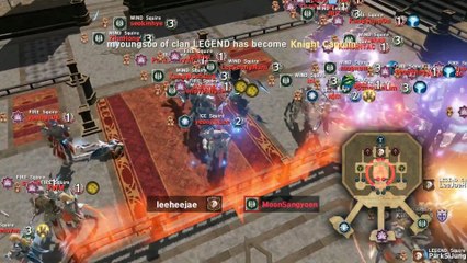 [Lineage 2  Revolution] Siège de château  Des combats JcJ avec 200 joueurs en temps réel titanesques (1080p)