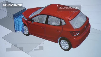 How is virtual reality applied in car manufacturing?