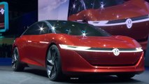 Volkswagen concept car I.D. VIZZION reveal at 2018 Geneva Motor Show