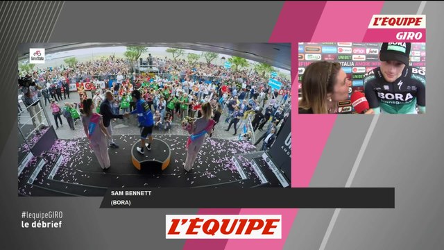 S. Bennett «Mon rêve devient réalité» - Cyclisme - Giro - 7e étape