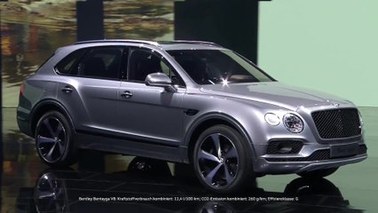 The new Bentley Bentayga V8 premiere on the eve of Auto China 2018