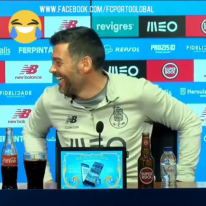 Sérgio Conceição pôs jornalista a cantar 