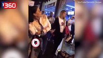 Kap mat burrin e saj me dashnoren në aeroport, shikoni reagimin e çmendur të gruas (360video)