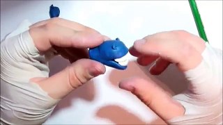 Новогодний Синий Конь Юлий. How to make a Christmas blue horse of plasticine.
