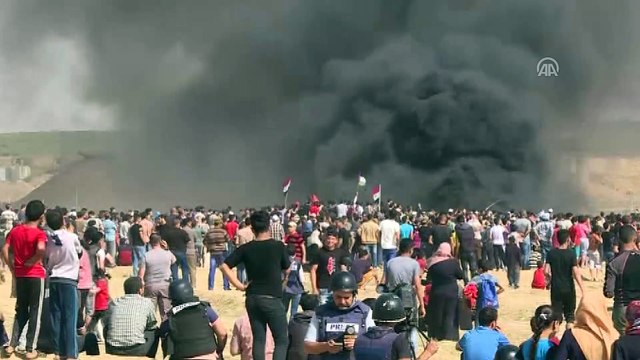 Gazze'deki Büyük Dönüş Yürüyüşü'nde yedinci cuma (3) - GAZZE