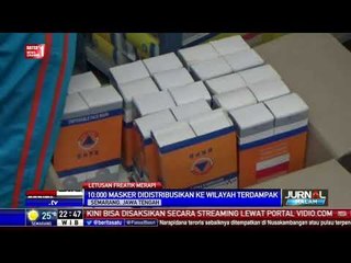 Ribuan Masker Dibagikan ke Warga Sekitar Merapi