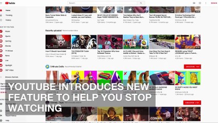 YouTube Introduces New Feature to Help You Stop Watching