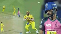 IPL 2018 : Suresh Raina takes a stunning catch to dismiss Rahane for 4 runs, Jadeja strikes|वनइंडिया