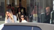 Kourtney & Khloe Kardashian Film At DASH While Lamar Odom Runs Amuck [2013]