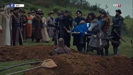 الحلقة 117 مشهد دفن السلطانة حليمة مشهد محزن جدا