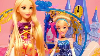 Faldas mágicas de Cenicienta y Rapunzel - Juguetes de Princesas de Disney en español