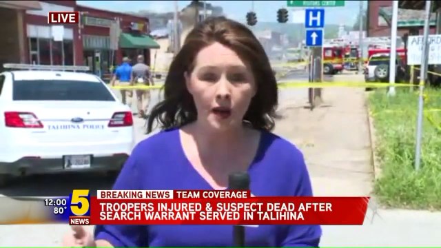 Suspect Killed, 4 Troopers Injured in Oklahoma Shootout, Fire