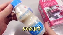 DIY How to Make Yogurt Milk Colors Icecream Learn Colors Slime Kinetic Sand