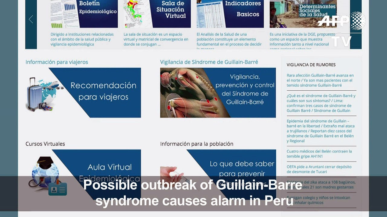 Possible outbreak of Guillain-Barre syndrome alarms Peru