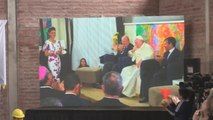 El papa inaugura por vídeo sede de su programa de educación en Buenos Aires