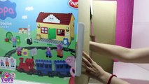 Peppa Pig PlayBIG Bloxx Train Station Construction Set ◕ ‿ ◕ Peppa Pig Toys Videos for Kids