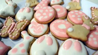 Páscoa - Biscoitos Decorados - Easter Bunnies Sugar Cookie