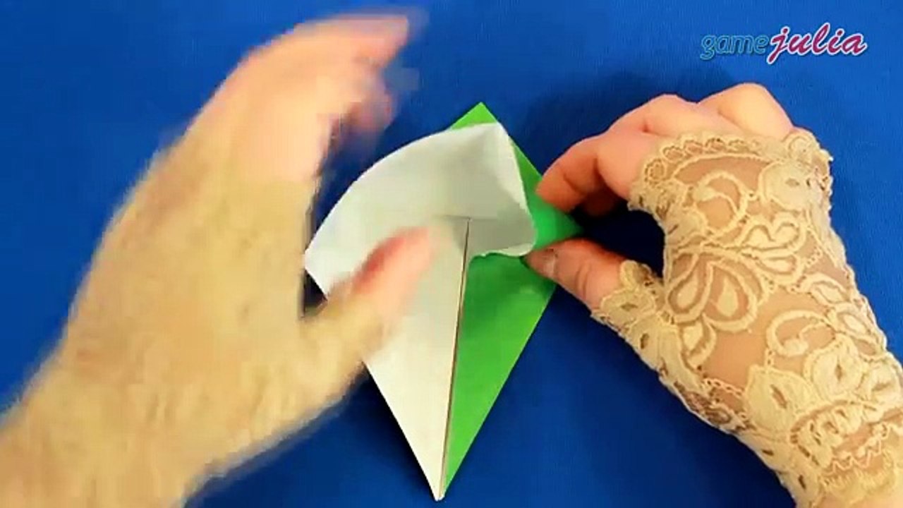 Оригами Тиранозавр из бумаги