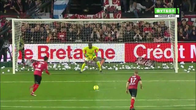 2-2 Clément Grenier Penalty Goal France Ligue 1 - 11.105.2018 Guingamp 2-2 Olympique Marseille