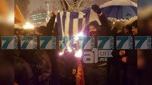 SHKUP, PROTESTE KUNDER “EMRIT”, DIGJET FLAMURI GREK - News, Lajme - Kanali 11