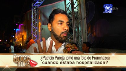 Blanca Menessini reveló que Patricio Pareja tomó una foto de Franchezca cuando estaba hospitalizaba