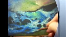 Art Lesson. Seascape Oil Speed Painting. Painting tutorials. Russian Painting. By Sergey Gusev.