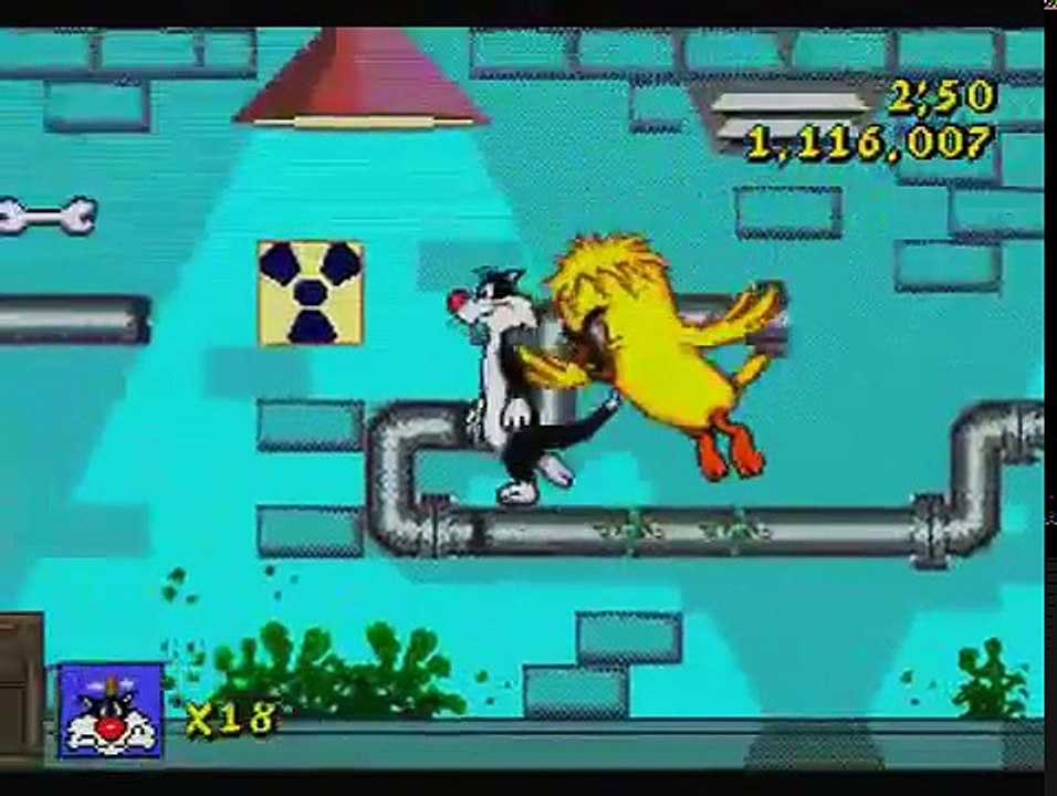 Sylvester and Tweety in Cagey Capers - Mega Drive/Genesis, Level 5 - Hyde and Shriek