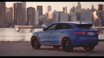 The Jaguar F-Pace SVR in New York