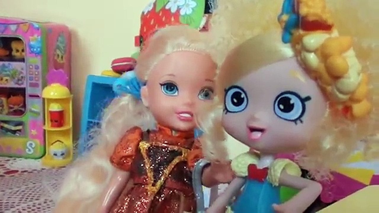 Anna and Elsa Ice cream Frozen toddlers Play-doh Shopkins truck Shoppies new doll toddlers playroom