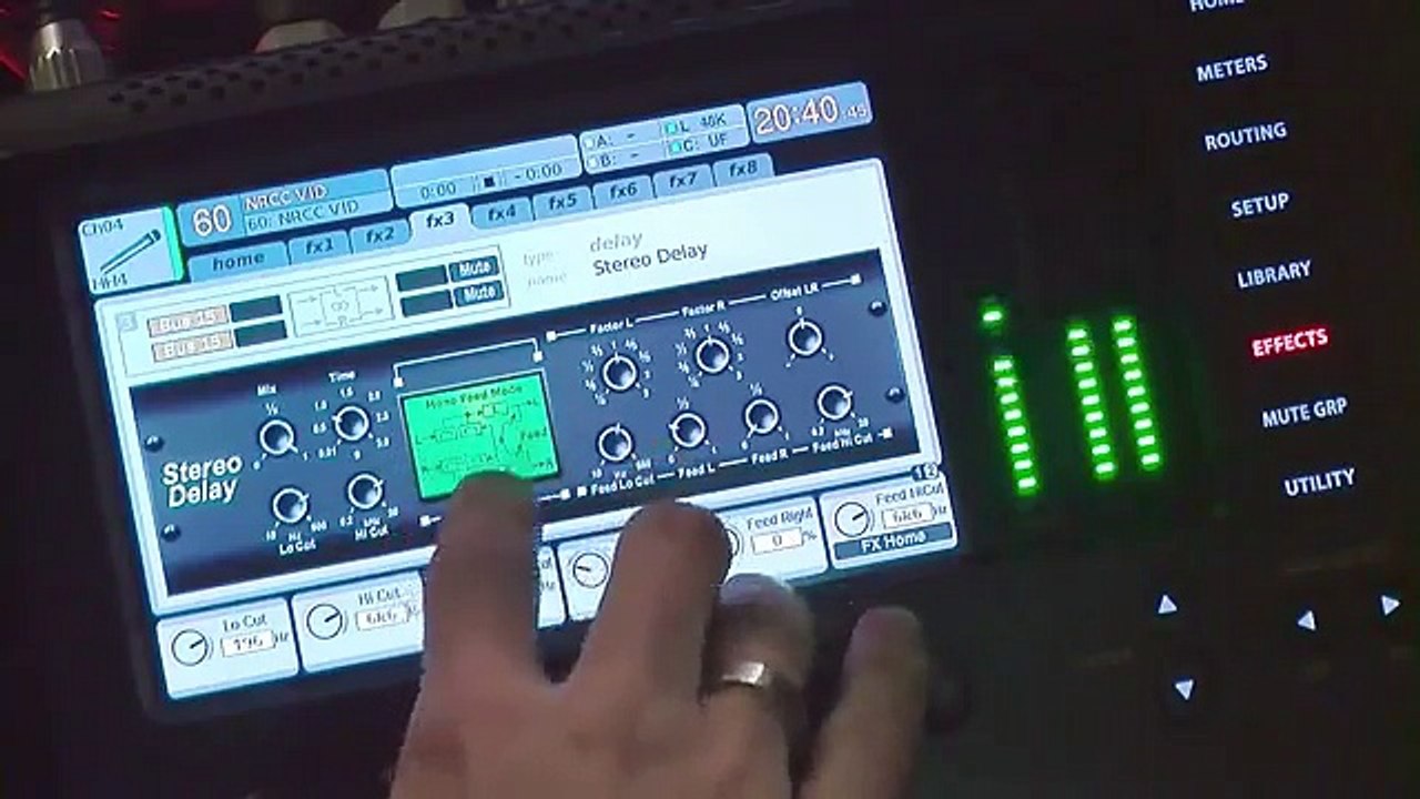 Behringer X32 - Effects - Stereo Delay Tutorial