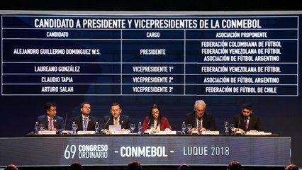 Domínguez, una vez más al frente de la Conmebol