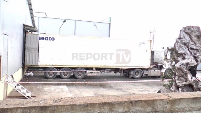 Report TV - I rrethuar me shiritë/Pamjet e reja të kamionit të drogës në Maminas