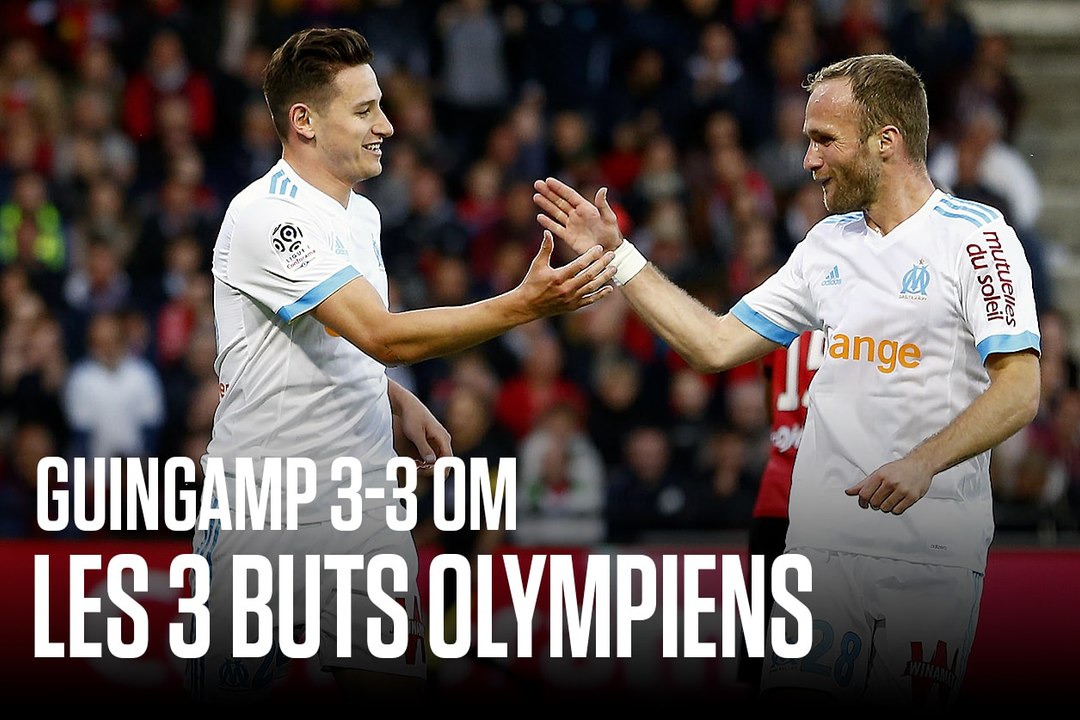 Guingamp - OM (3-3) | Les 3 buts olympiens