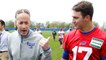 Jim Kelly spends time with Josh Allen at Bills rookie minicamp