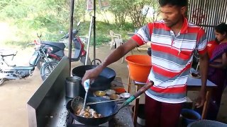 Dry chicken masala - indian street food