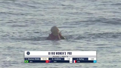 Adrénaline - Surf : Oi Rio Women's  Pro, Women's Championship Tour - Round 1 heat 6