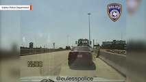 Dashcam Captures Vehicle Crashing Into Stranded Car
