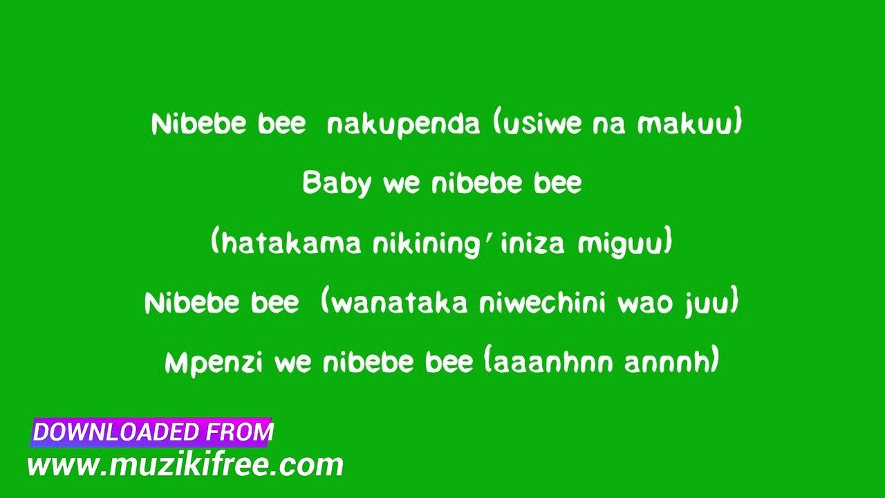 Aslay - Nibebe Lyrics