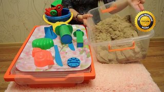 Кинетический песок - видеообзор и впечатления. Отзыв на кинетический песок
