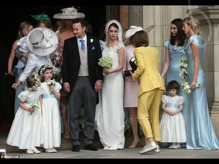 Frederick Hervey marries a glamorous American brunette watched by his sister Lady Victoria