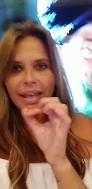 Nazarena Vélez junto a Barbie y su novio Lucas Rodríguez