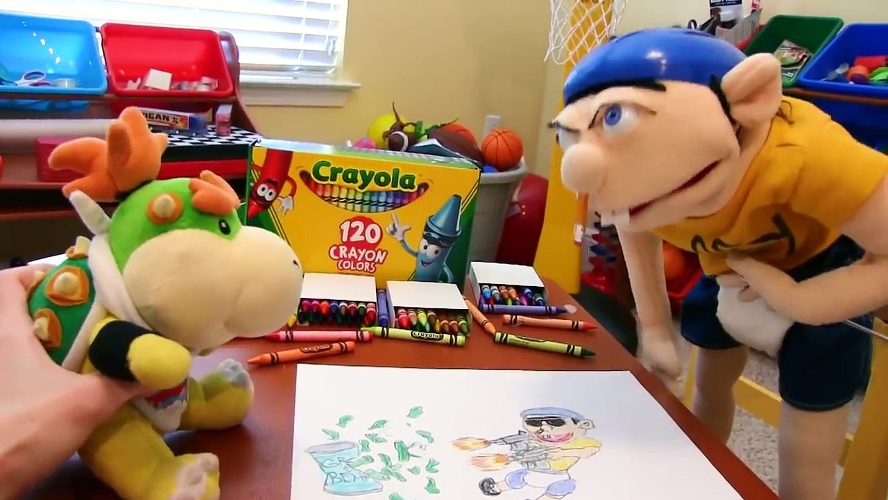 SML Movie : Drawing Jeffy - SupermarioLogan SML Movie