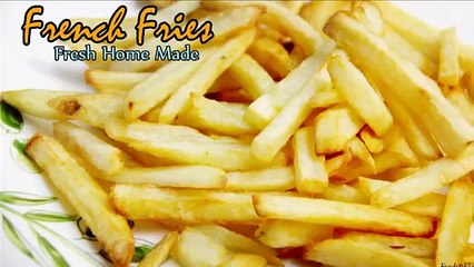 French fries Recipe | Make Crispy Mcdonalds French fries Recipe at Home - Indian Snacks Recipes