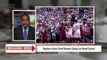 First Take reacts to Raptors firing head coach Dwane Casey | First Take | ESPN
