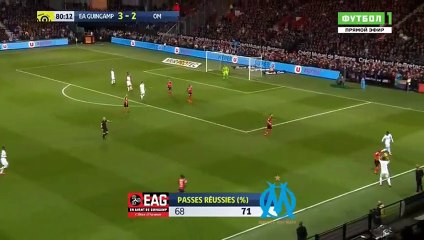 2éme but Florian Thauvin Guingamp vs Marseille 3-3