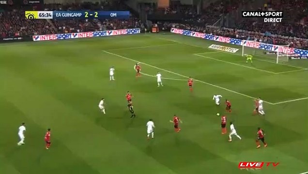 Guingamp-OM : Expulsion de Steve Mandanda (Carton rouge)