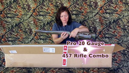 Pro 20 Gauge:457 Rifle Combo, Airgun Angie Taking It Out The Box